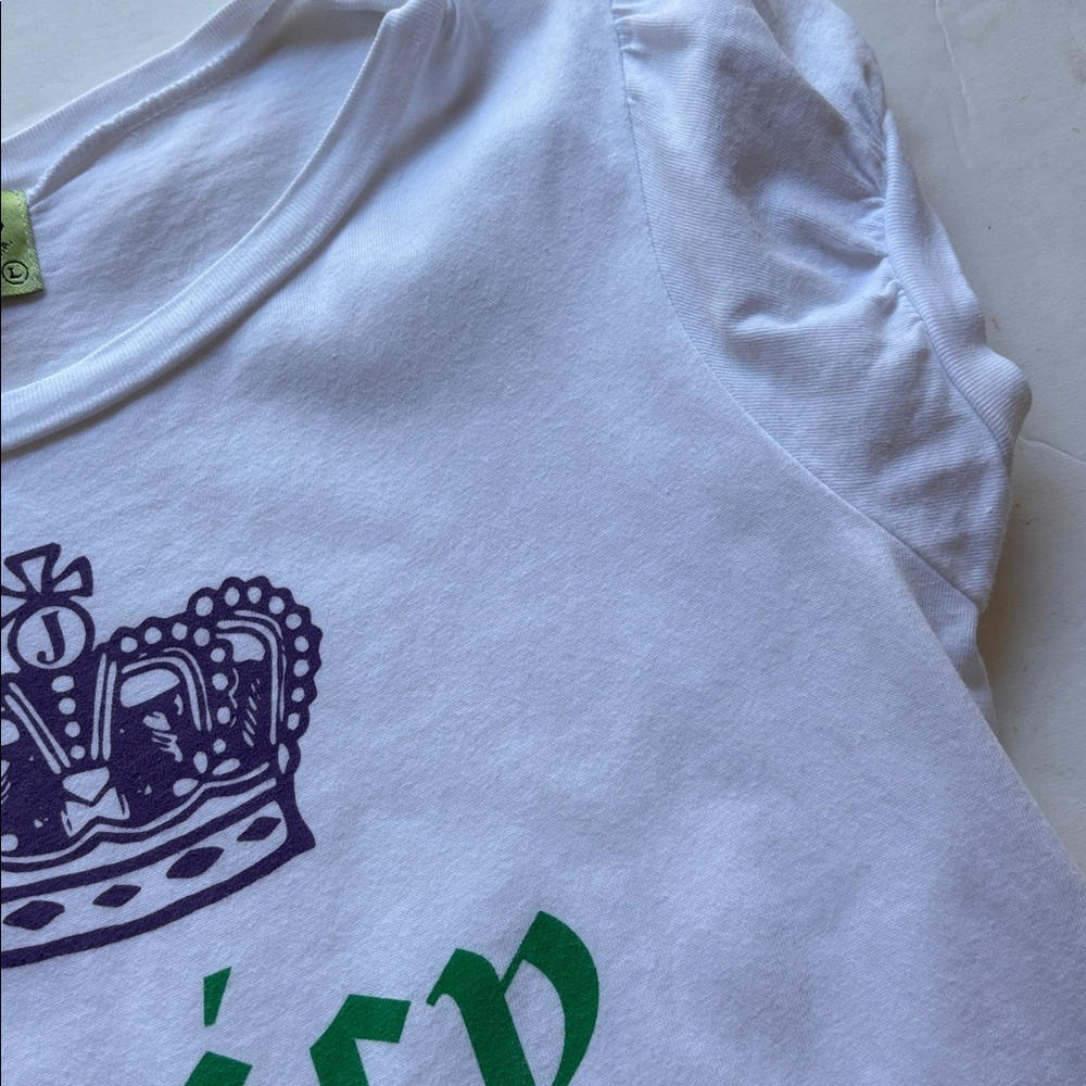Y2k Juicy Couture Rare Vintage Graphic Tee Short Sleeve OG Love P&G Large Royal - Picture 10 of 16